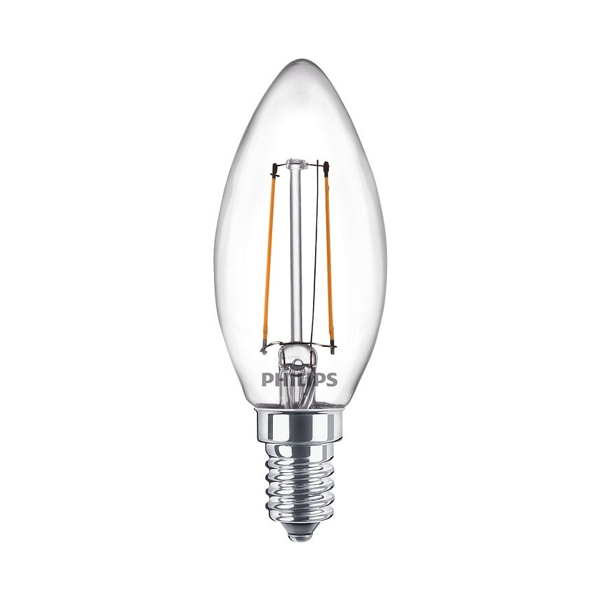 2x LED-pære VINTAGE Philips E14/2W/230V 2700K