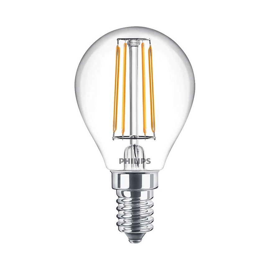 2x LED-pære VINTAGE Philips E14/4,3W/230V 2700K