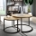 2x Sofabord RABEN sort/gylden eg