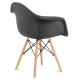 2x Spisebordsstol NEREA 80x60,5 cm grå/bøg