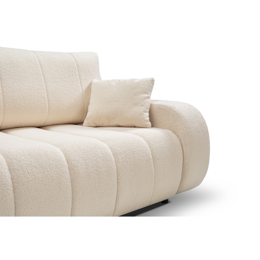 3-personers sofa foldbar DESIO beige