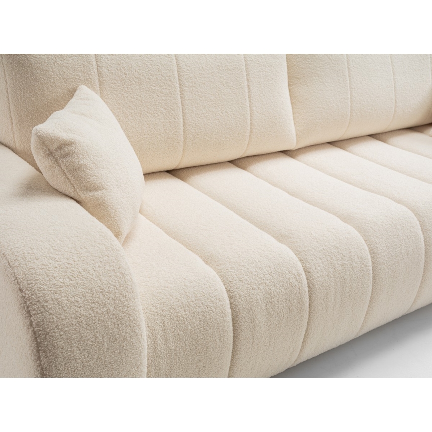 3-personers sofa foldbar DESIO beige