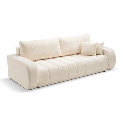 3-personers sofa foldbar DESIO beige
