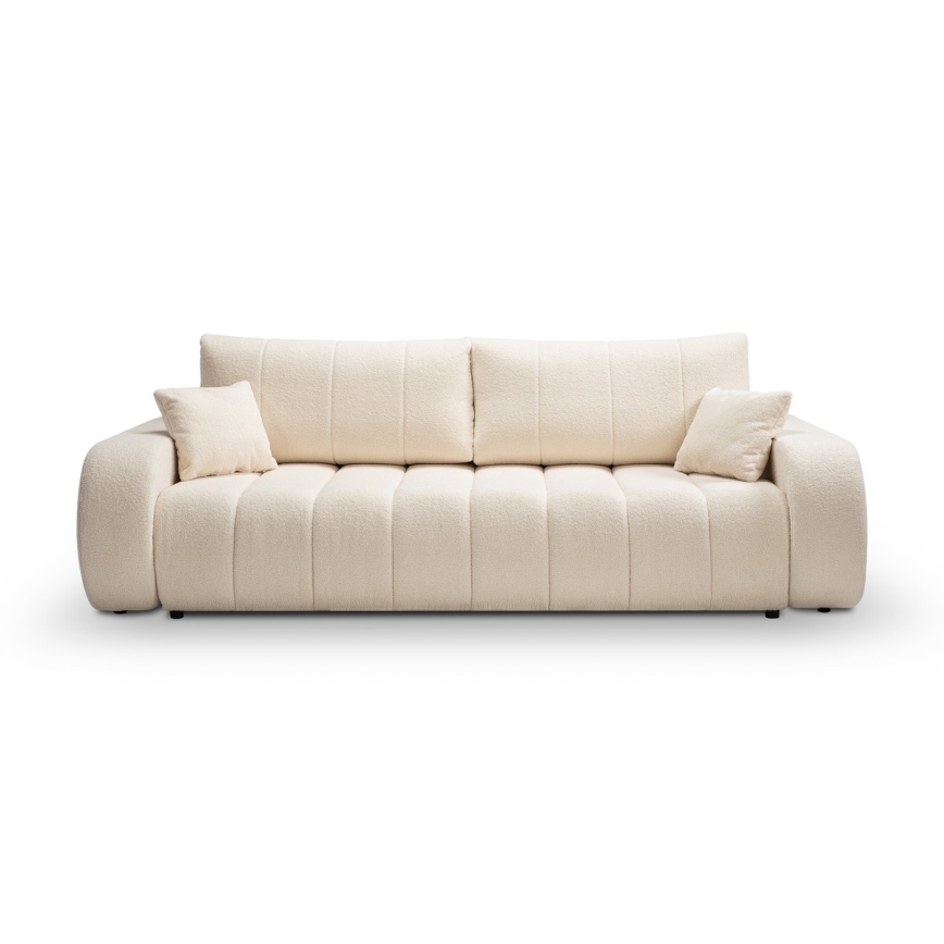 3-personers sofa foldbar DESIO beige