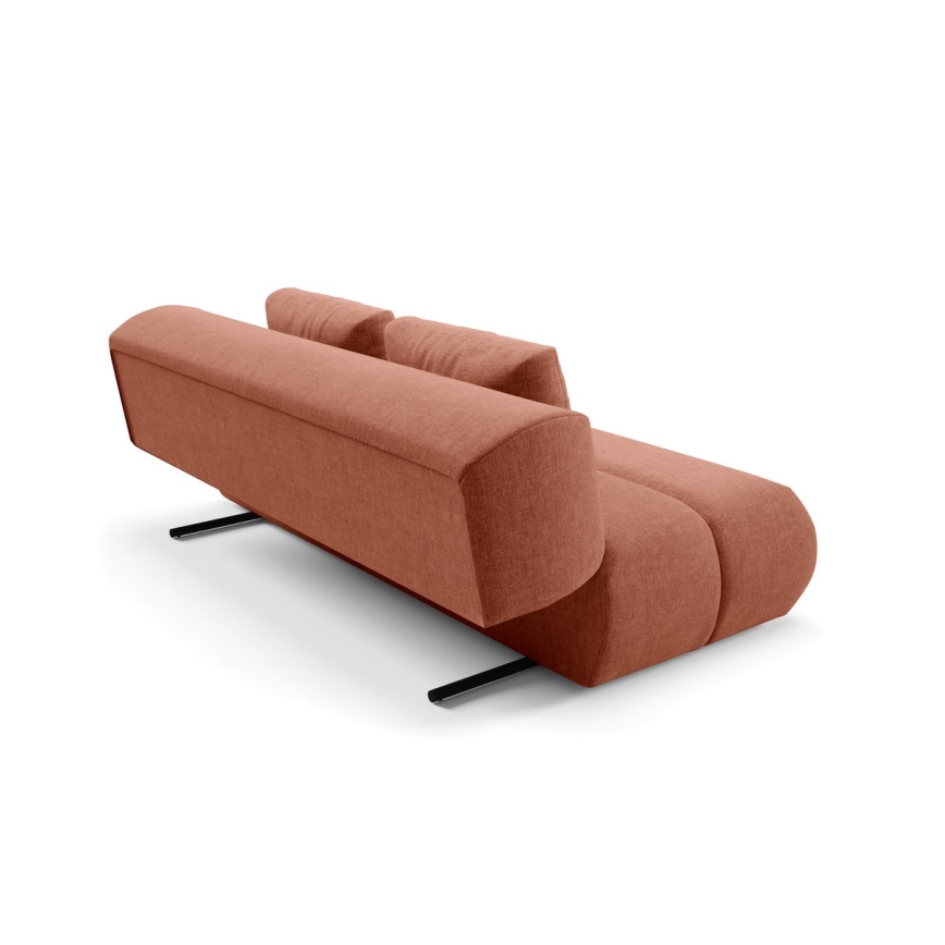 3-personers sofa foldbar FANO brun