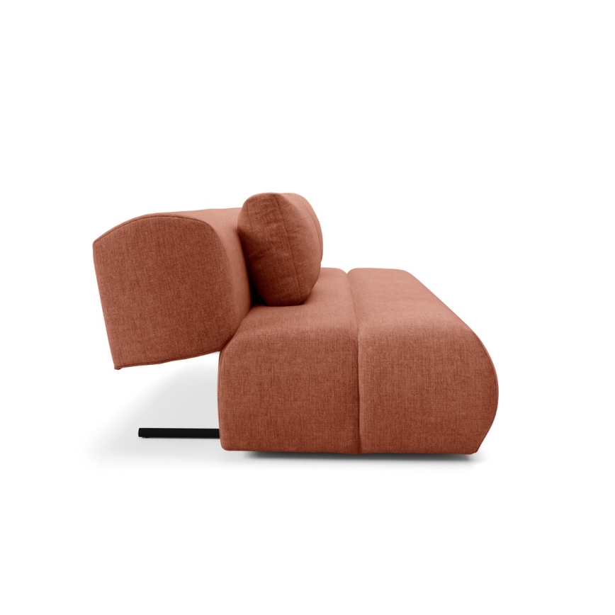 3-personers sofa foldbar FANO brun