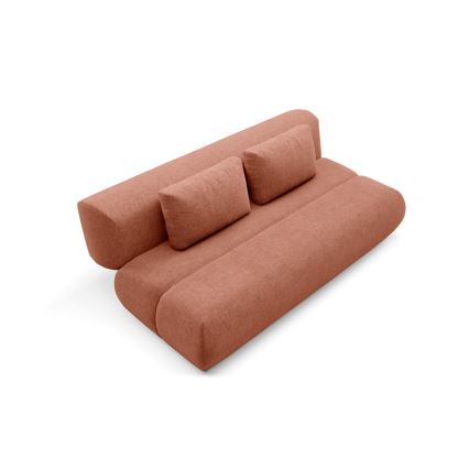 3-personers sofa foldbar FANO brun