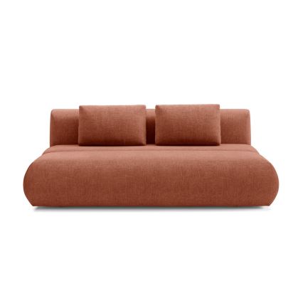 3-personers sofa foldbar FANO brun