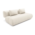 3-personers sofa foldbar FANO cremefarvet