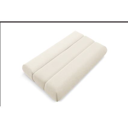 3-personers sofa foldbar FANO cremefarvet
