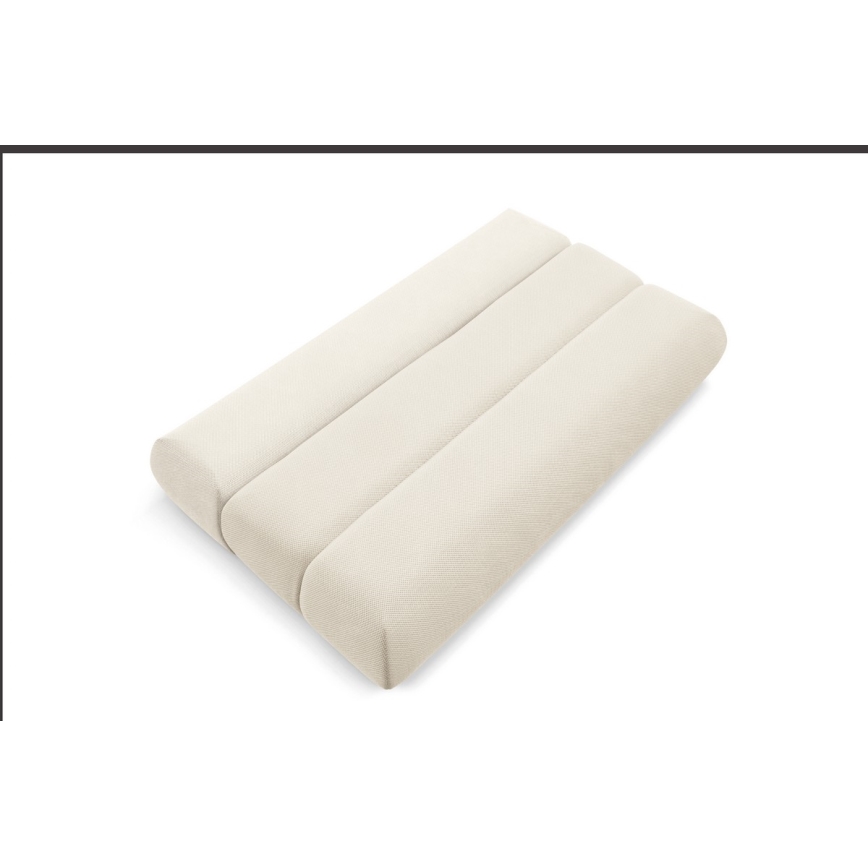3-personers sofa foldbar FANO cremefarvet