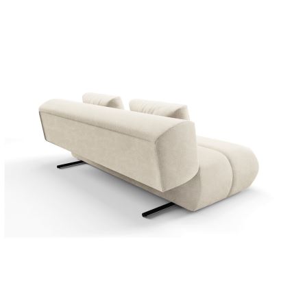 3-personers sofa foldbar FANO cremefarvet