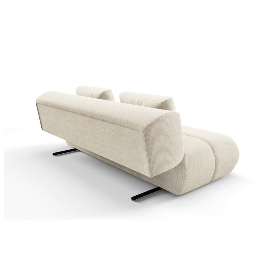 3-personers sofa foldbar FANO cremefarvet