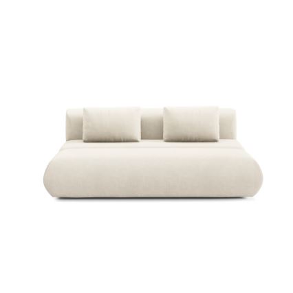 3-personers sofa foldbar FANO cremefarvet