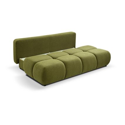 3-personers sofa foldbar med opbevaringsplads NUORO grøn