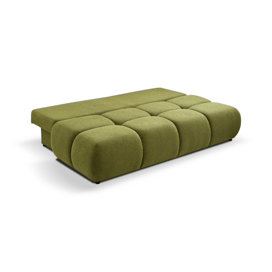 3-personers sofa foldbar med opbevaringsplads NUORO grøn
