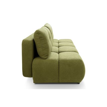 3-personers sofa foldbar med opbevaringsplads NUORO grøn