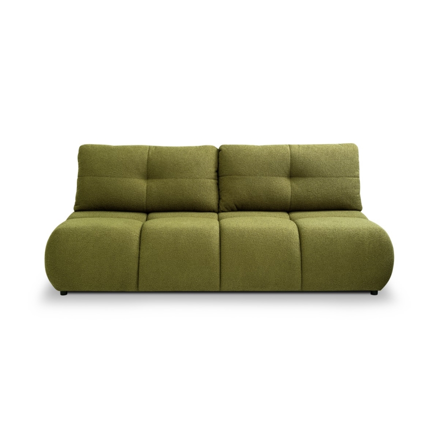 3-personers sofa foldbar med opbevaringsplads NUORO grøn