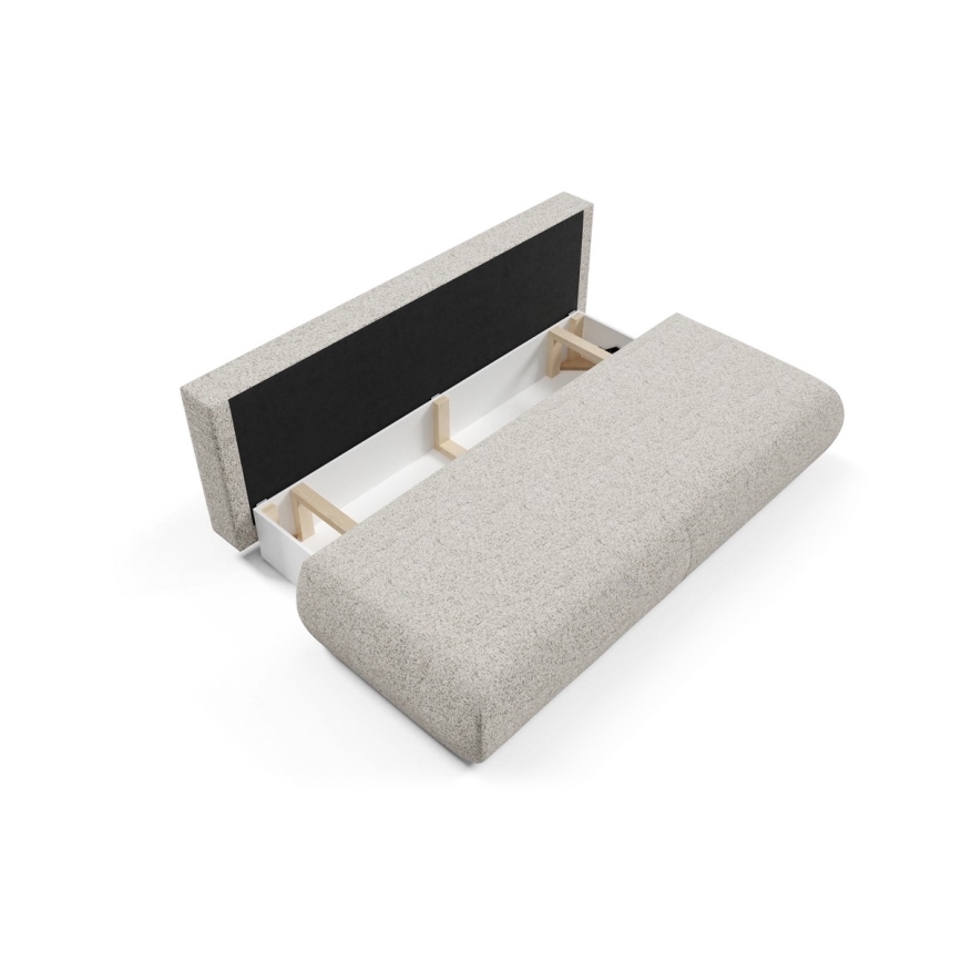 3-personers sofa foldbar med opbevaringsplads PRATO beige