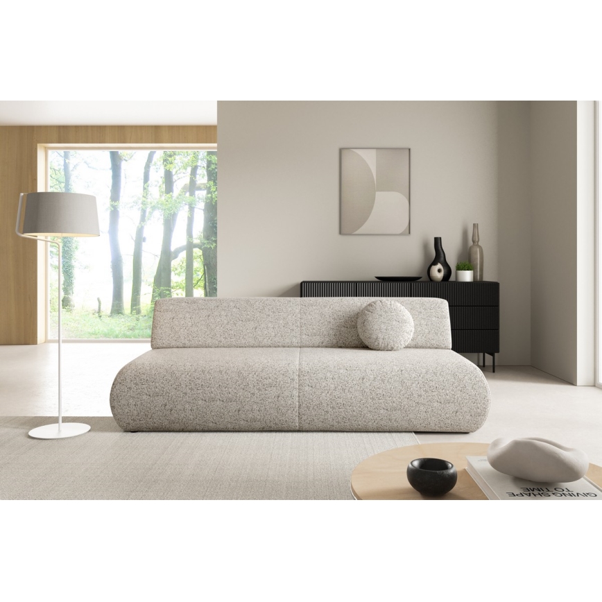 3-personers sofa foldbar med opbevaringsplads PRATO beige