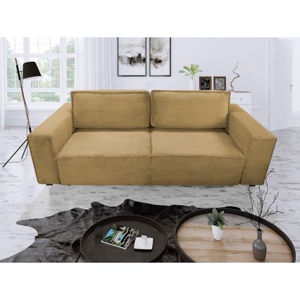 3-personers sofa foldbar med opbevaringsplads RONDA orange