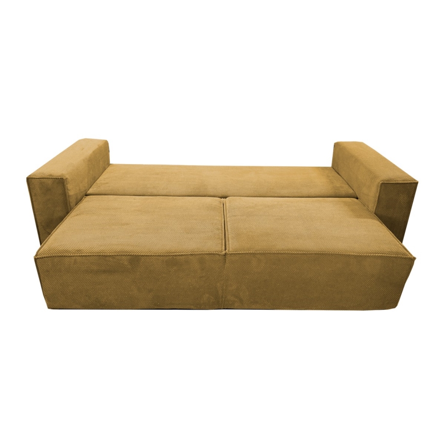 3-personers sofa foldbar med opbevaringsplads RONDA orange