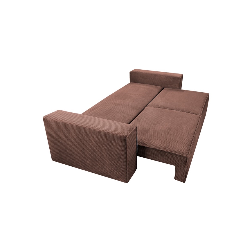 3-personers sofa foldbar med opbevaringsplads RONDA rød