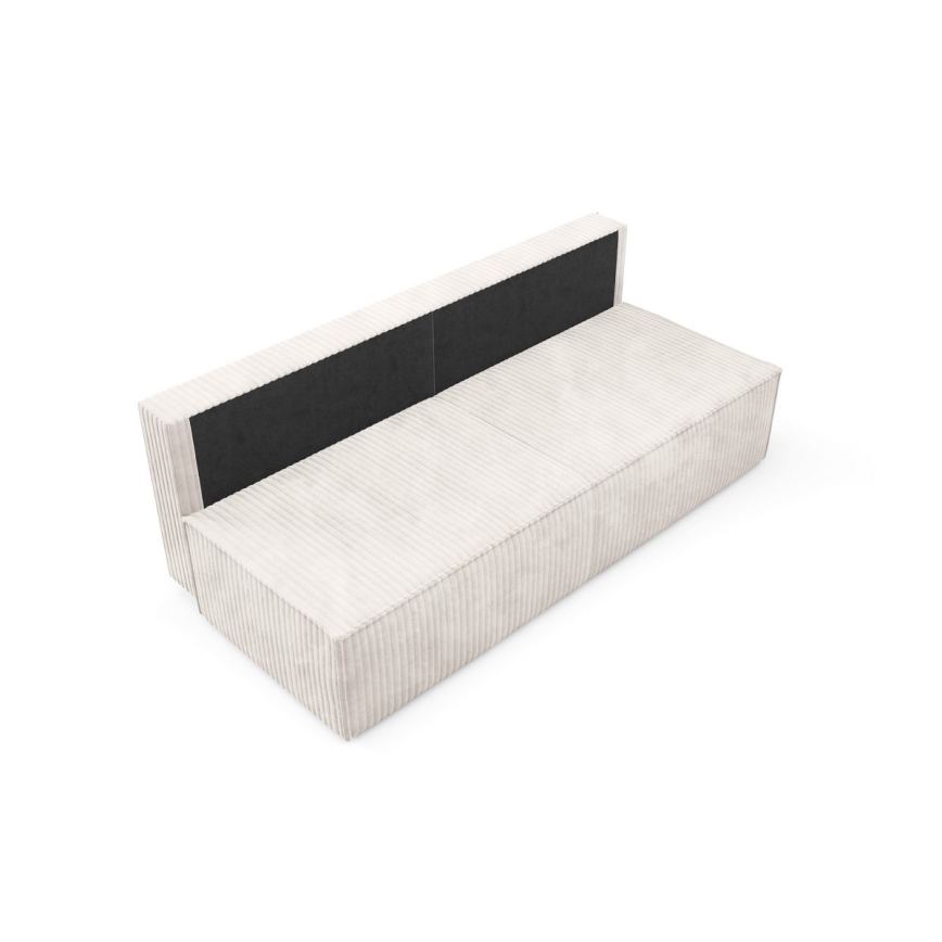 3-personers sofa foldbar med opbevaringsplads TERAMO beige