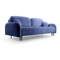 3-personers sofa foldbar og polstret CLOUDY blå