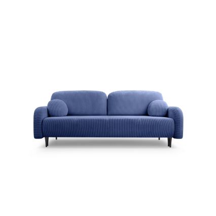 3-personers sofa foldbar og polstret CLOUDY blå