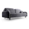 3-personers sofa foldbar og polstret CLOUDY grå