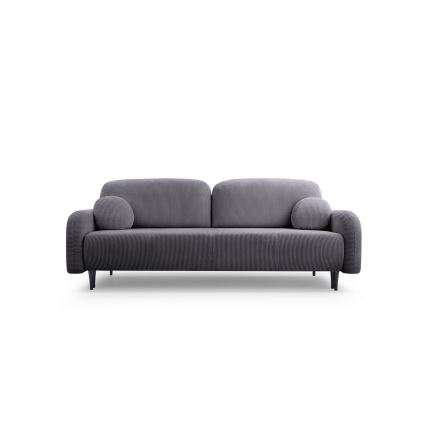 3-personers sofa foldbar og polstret CLOUDY grå