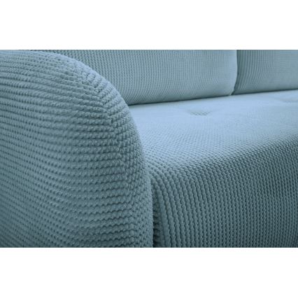 3-personers sofa foldbar og polstret CLOUDY grøn