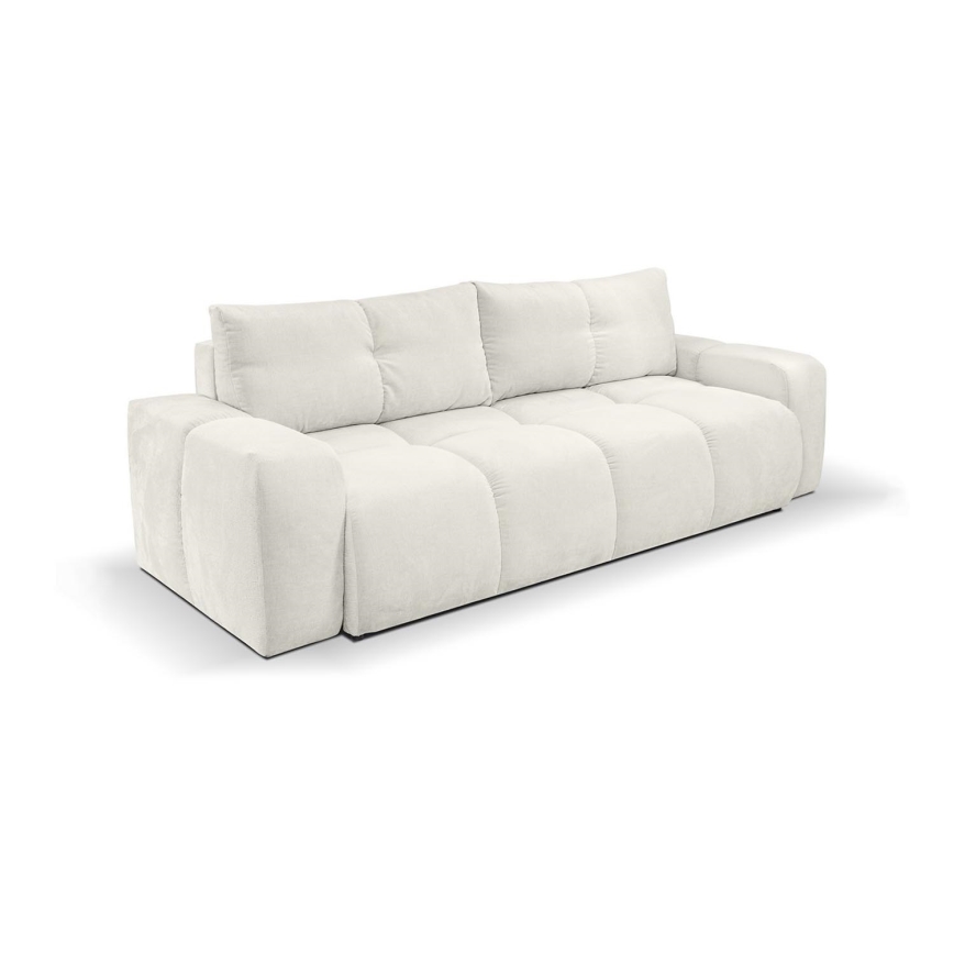 3-personers sofa foldbar og polstret med opbevaringsplads ALMADA beige