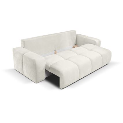 3-personers sofa foldbar og polstret med opbevaringsplads ALMADA beige