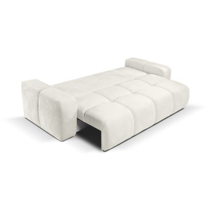3-personers sofa foldbar og polstret med opbevaringsplads ALMADA beige