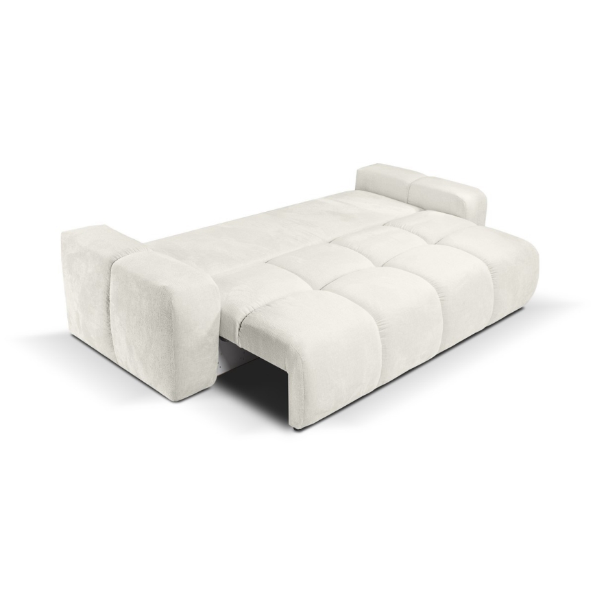 3-personers sofa foldbar og polstret med opbevaringsplads ALMADA beige