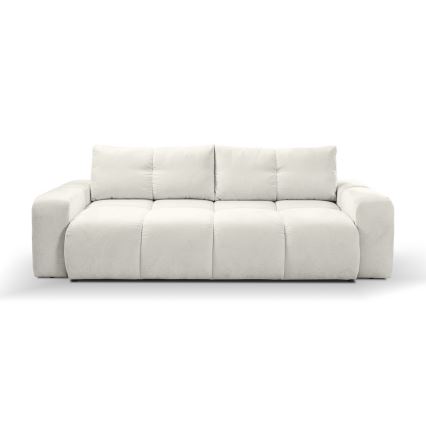 3-personers sofa foldbar og polstret med opbevaringsplads ALMADA beige