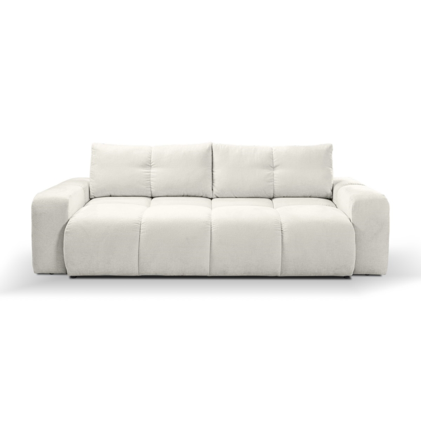 3-personers sofa foldbar og polstret med opbevaringsplads ALMADA beige