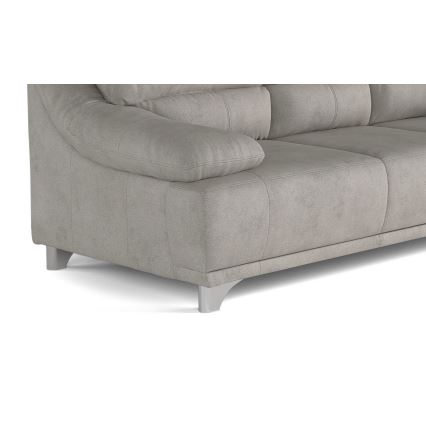 3-personers sofa RIMINI lysegrå