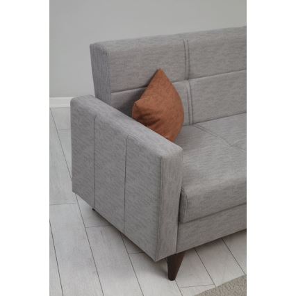 3-personers sovesofa KORFU lysegrå
