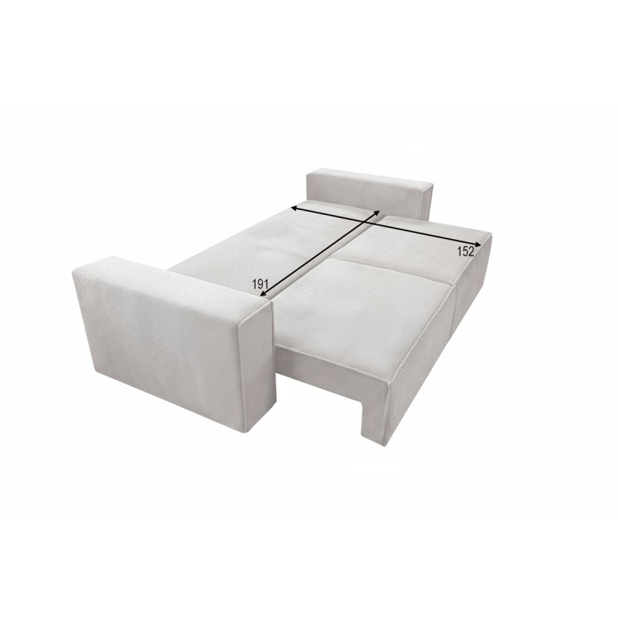 3-personers sovesofa med opbevaringsplads RONDA beige