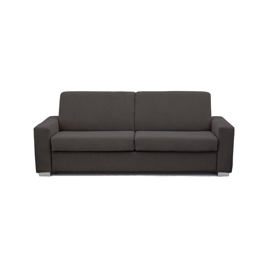 3-personers sovesofa til daglig brug LEKA, brun