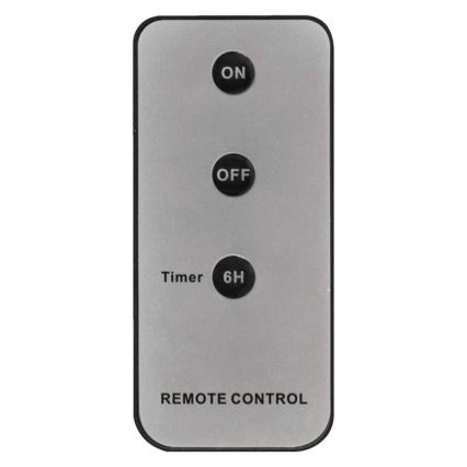 3x LED juledekoration 3xLED/3x3AAA + fjernbetjening