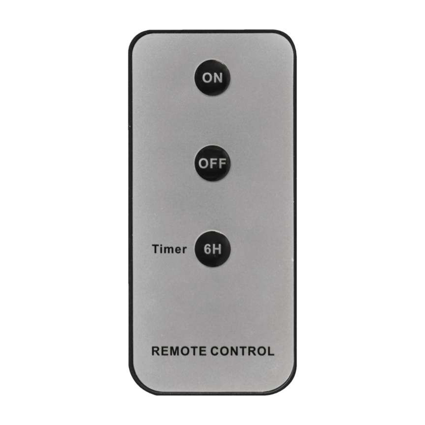 3x LED juledekoration 3xLED/3x3AAA + fjernbetjening