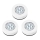 3x LED orienteringslampe med touch-funktion 1xLED/2W/4,5V hvid