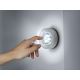 3x LED orienteringslampe med touch-funktion 1xLED/2W/4,5V sølvfarvet