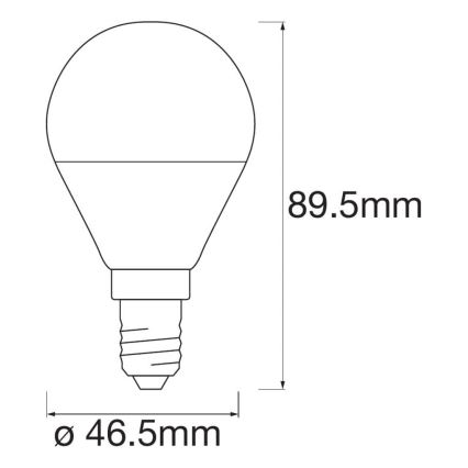 3x LED-pære dæmpbar RGBW-farver SMART+ E14/5W/230V 2700K-6500K Wi-Fi - Ledvance