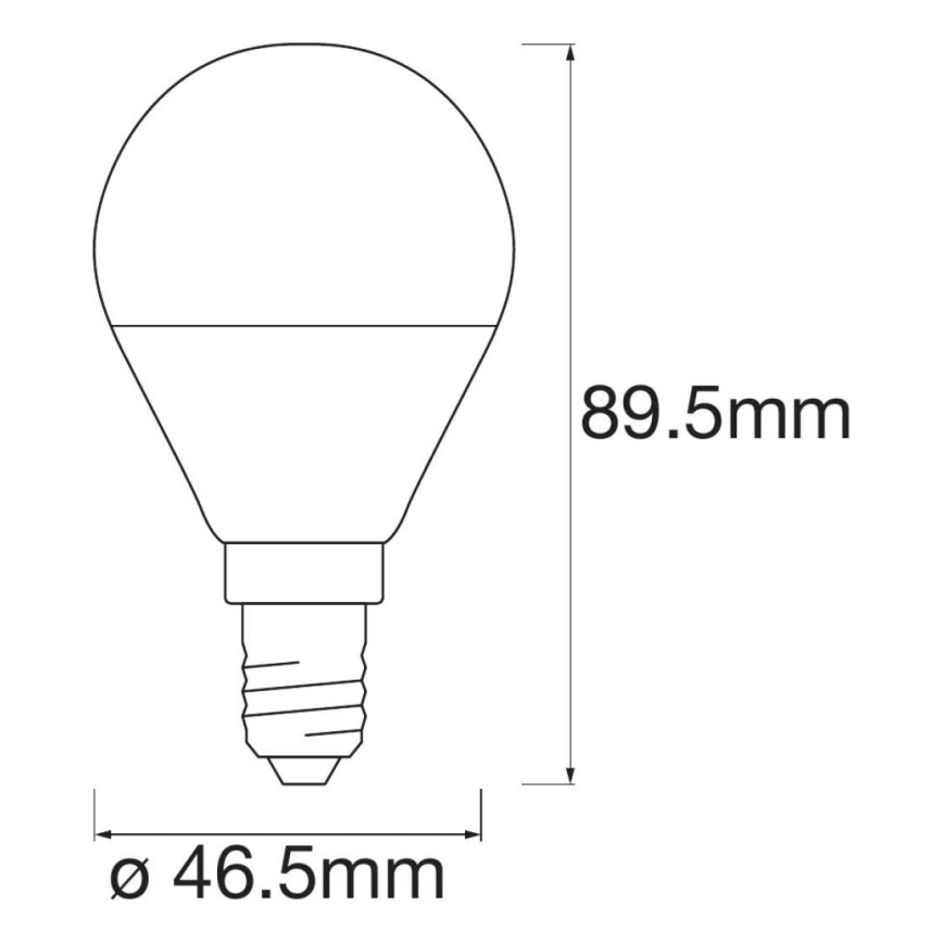 3x LED-pære dæmpbar RGBW-farver SMART+ E14/5W/230V 2700K-6500K Wi-Fi - Ledvance