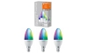 3x LED-pære dæmpbar RGBW-farver SMART+ E14/5W/230V 2700K-6500K Wi-Fi - Ledvance